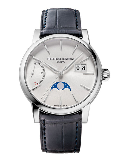 Frederique Constant watch with big date and moonpase dial