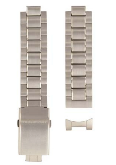 steel watch bracelet with steel clasp