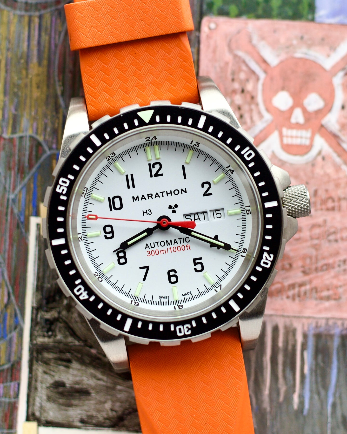 Marathon Jdd Watch 46MM JDD IDF YAMAM Watch By Marathon