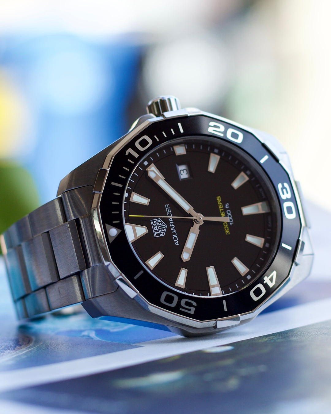 2023 TAG Heuer Aquaracer Quartz WAY101A.BA0746 43mm – Mimo's JW