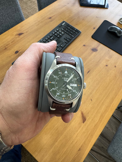 Seiko Steel watch in my hand