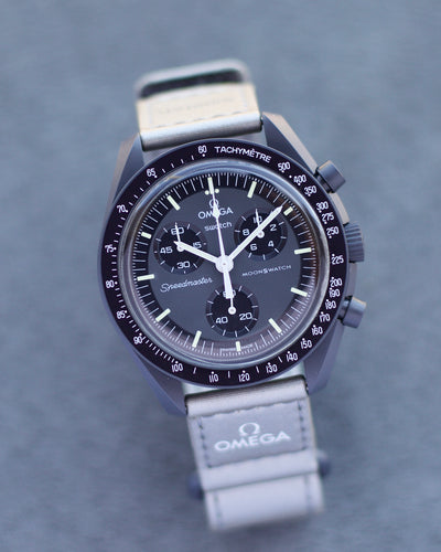 Swatch chronograph watch in grey