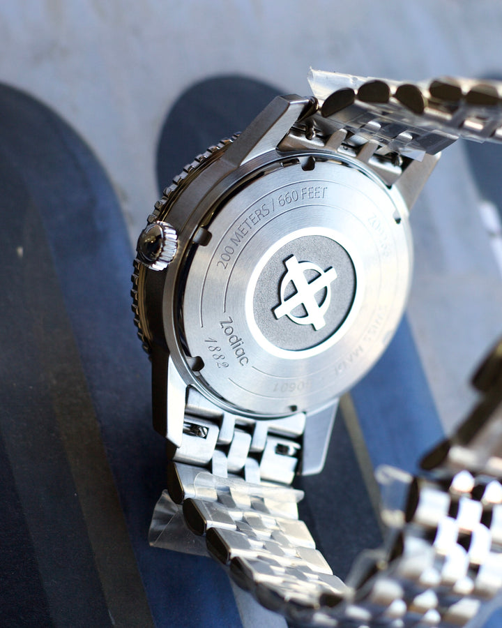 2024 Zodiac Super Sea Wolf Blue & Steel Bracelet ZO9266 40mm