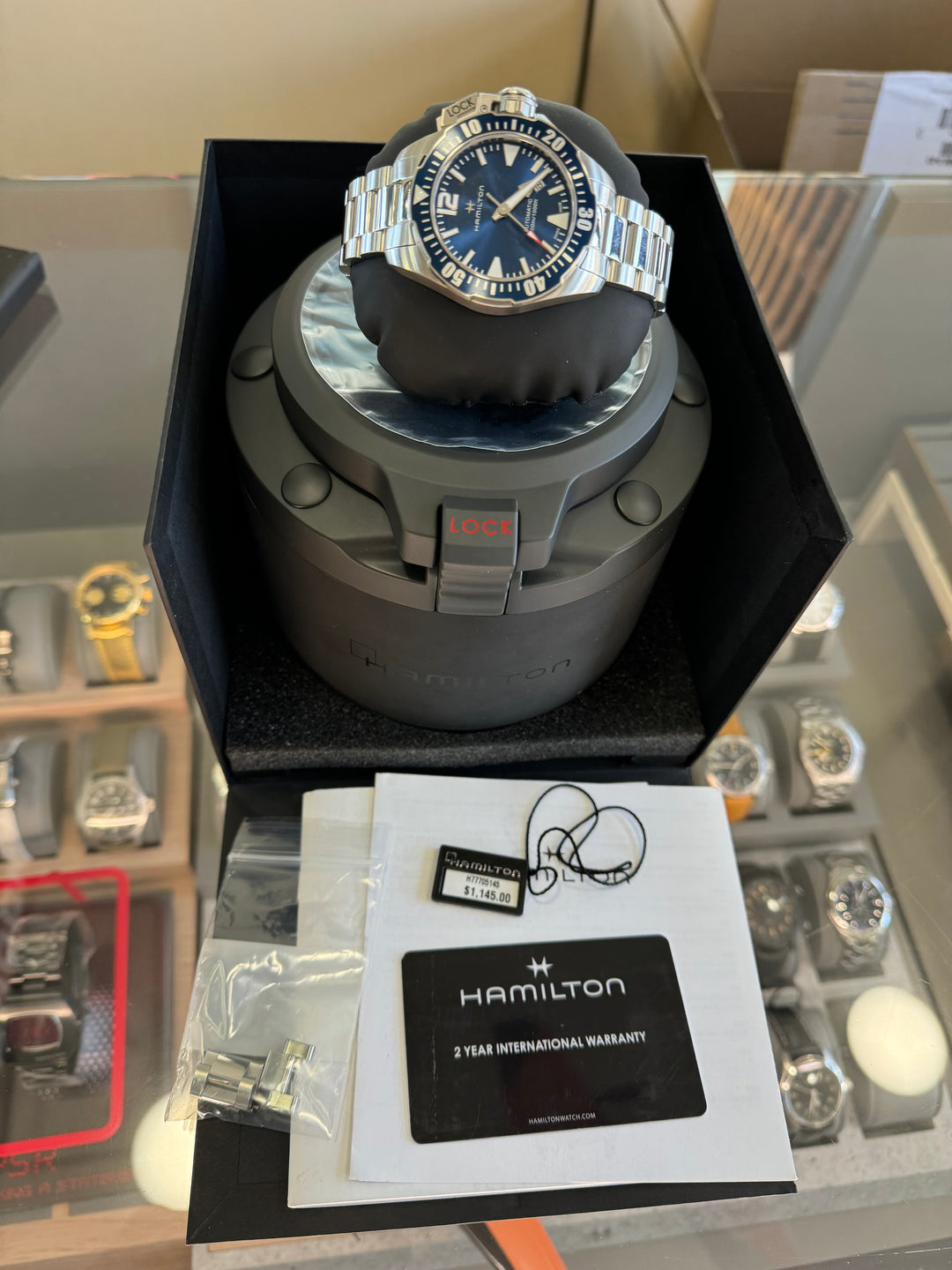 2024 Hamilton Khaki Navy Frogman Auto H77705145 42m – Mimo's JW