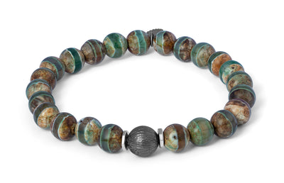 multi color stone beads bracelet