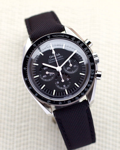 Omega Speedmaster Steel chronograph with nylon strap