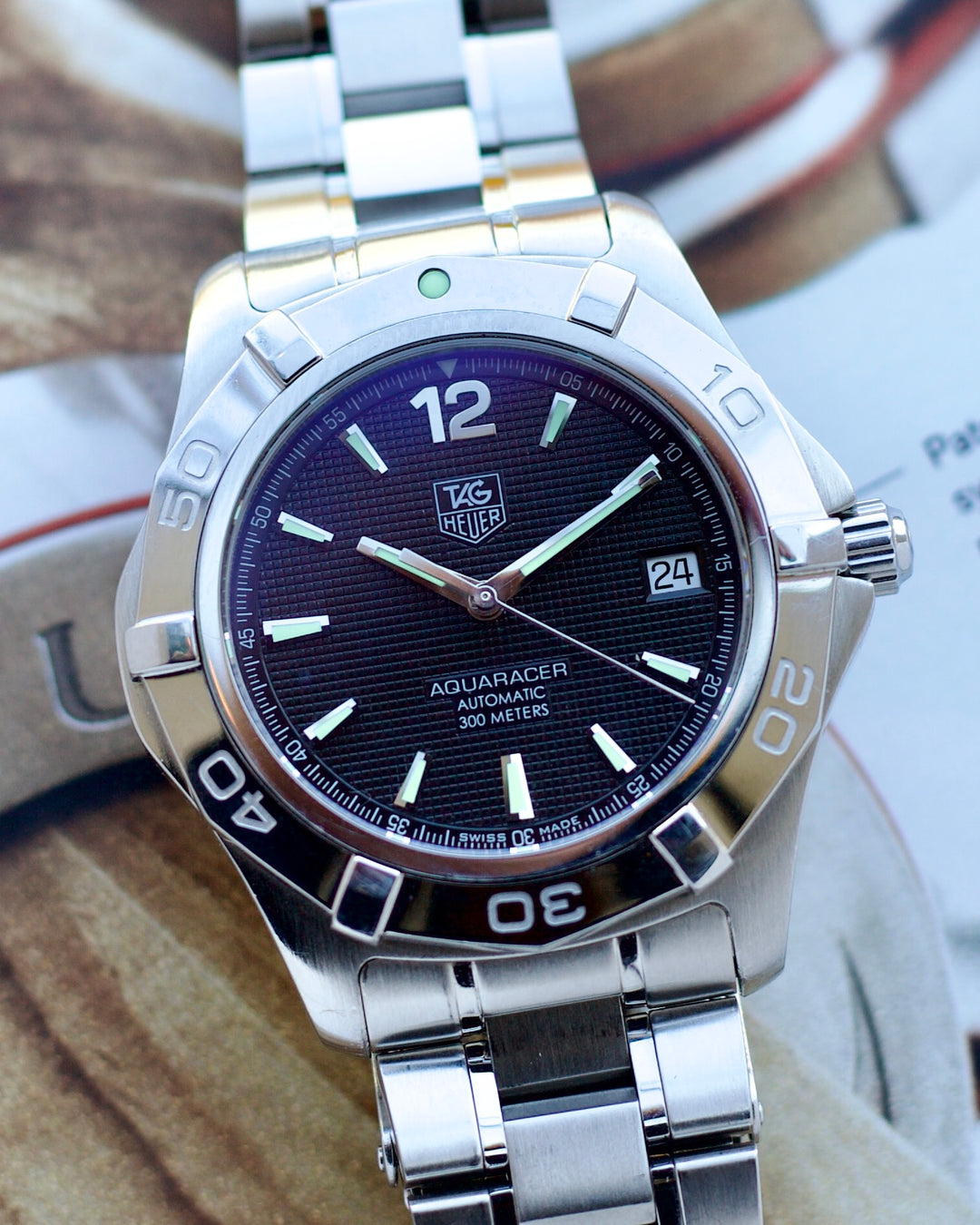 2007 TAG Heuer Aquaracer Automatic WAF2110.BA0806 38.5mm – Mimo's JW