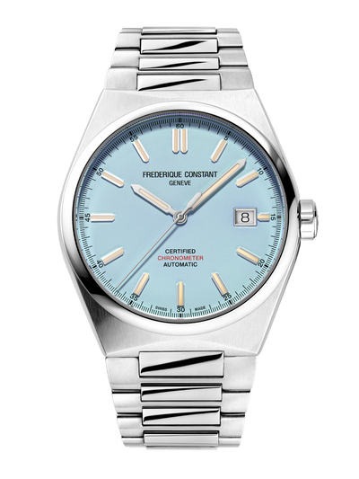 FC Steel watch with light blue dial