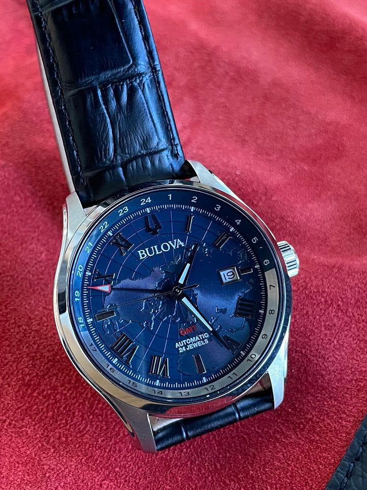 Blue Dial Bulova Wilton Blue Bulova Wilton Classic Men's Blue Dial