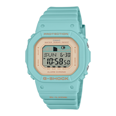 blue plastic digital wristwatch
