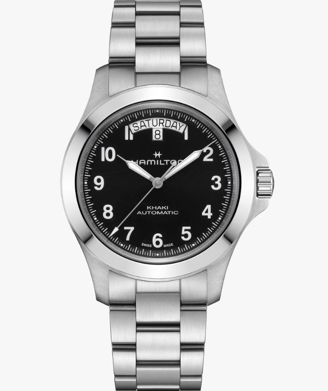 Khaki Field King Day-Date Black H64475131 40mm – Mimo's JW
