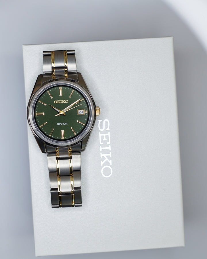 新品未使用　日本未発売 SEIKO SUR377 チタン ダークグリーン 新品未使用日本未発売 SEIKO SUR377 チタン ダークグリーン セイコー