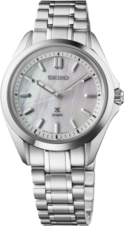 Seiko steel ladies sporty watch