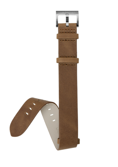 brown leather strap for a watch