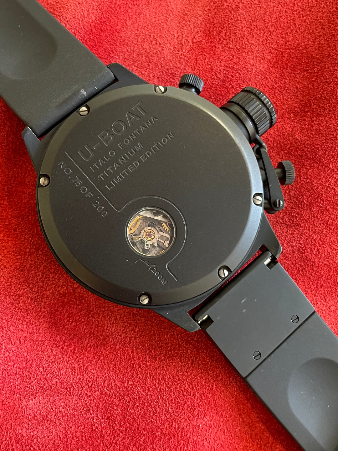 2010's U-Boat Classico Ti Chrono All Black Ref 2082 53mm – Mimo's JW