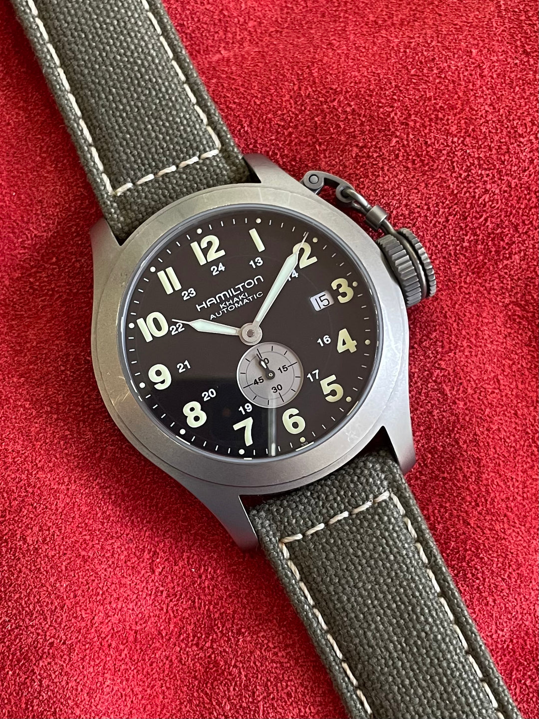 Hamilton frogman titanium discount