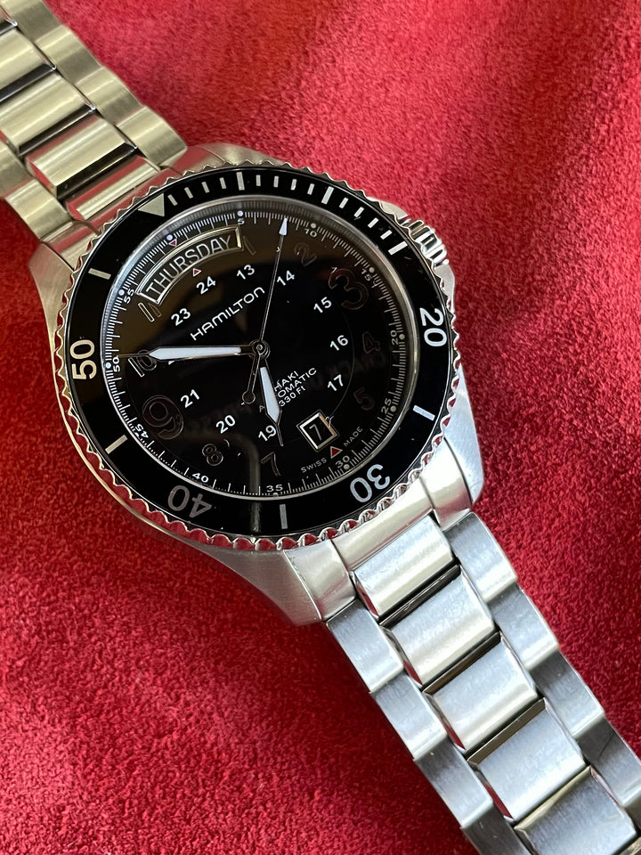 2015 Hamilton KHAKI NAVY SCUBA AUTO Day Date H64515133 41mm Mimo s JW