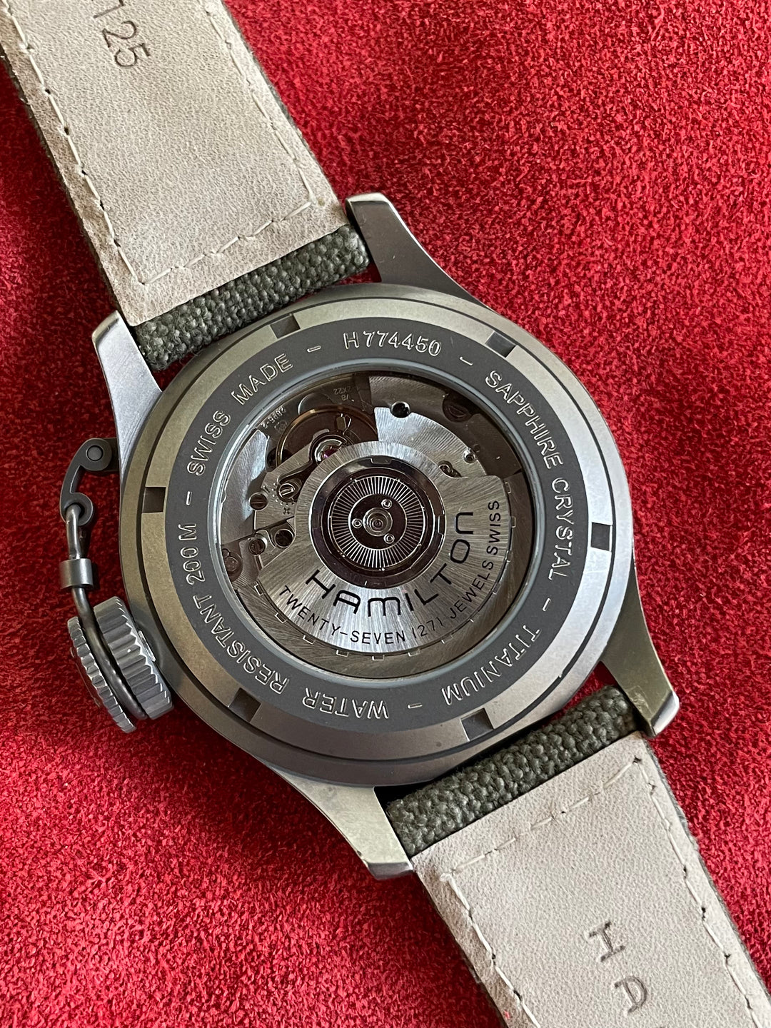 2000 Hamilton Khaki Navy Frogman Titanium H774450 Mimo s JW