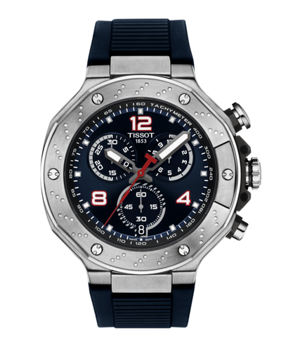 Tissot t race steel chronograph watch 