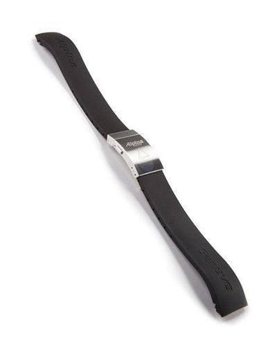 black silicon strap