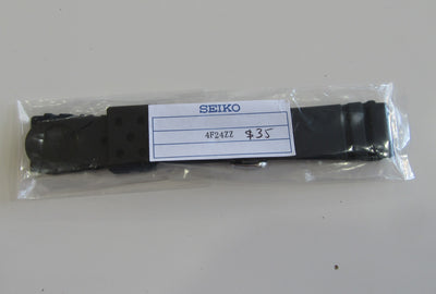 black rubber wrist watch band