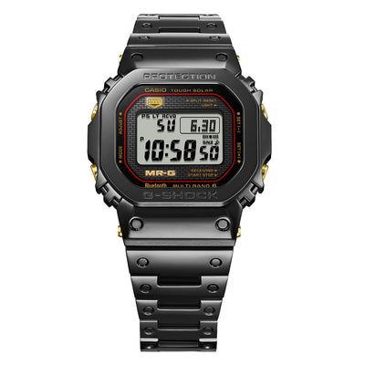 black tone titanium digital display wristwatch