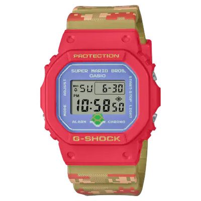 multi color plastic wristwatch with digital display