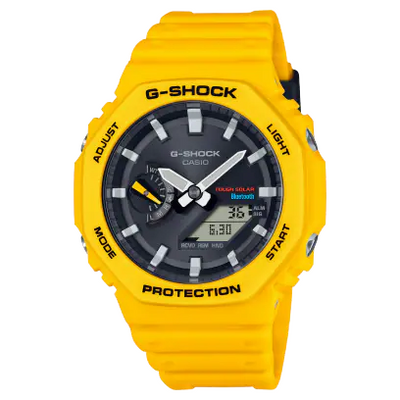 yellow plastic wristwatch 