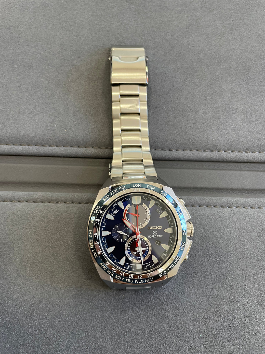 Seiko prospex world time solar sales