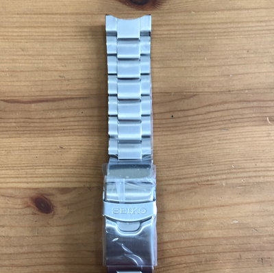steel wrist watch bracelet and clasp